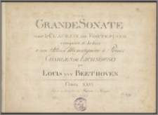 Grande sonate : pour le Clavecin ou Fortepiano : Oeuvre XXVI