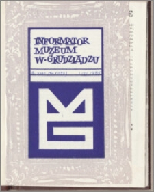 Informator Muzeum w Grudziądzu styczeń-czerwiec 1985, Rok XXVI nr 1 (137)5