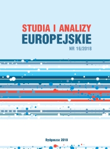 Studia i Analizy Europejskie. Nr 16/2018