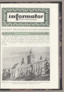 Informator Muzeum w Grudziądzu kwiecień-czerwiec1968, Rok IX nr 2 (76)