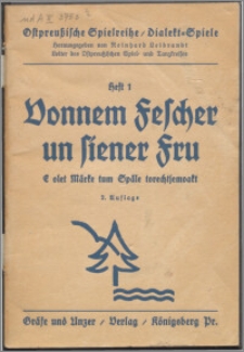 Vonnem Fescher und siener Fru : e olet Märke tum Späle torechtjemoakt