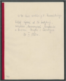 Kofret z życzeniami dla p. dr. Karola Poznańskiego z okazji Jego Jubileuszu 70 – lecia, obchodzonego w Londynie w 1963 roku