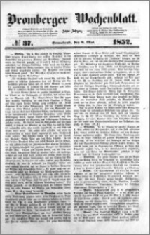 Bromberger Wochenblatt 1852.05.08 nr 37