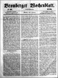 Bromberger Wochenblatt 1853.02.09 nr 12