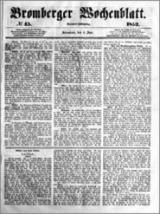 Bromberger Wochenblatt 1853.06.04 nr 45