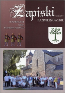 Zapiski Kazimierzowskie 2019 nr 22