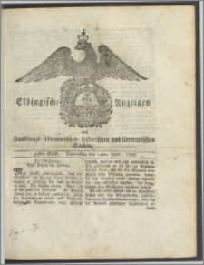 Elbingische Anzeigen von Handlungs- ökonomischen- historischen und litterarischen Sachen. 49stes Stück. Donnerstag den 19ten Junii, 1788