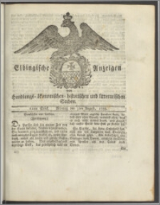 Elbingische Anzeigen von Handlungs- ökonomischen- historischen und litterarischen Sachen. 61tes Stück. Montag den 3ten August, 1789