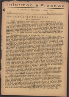 Informacja Prasowa 1946.07.04, nr 17