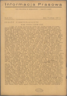 Informacja Prasowa 1947.02.27, nr 9 (50)
