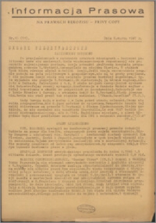 Informacja Prasowa 1947.03.06, nr 10 (51)