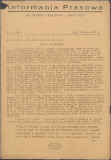 Informacja Prasowa 1947.03.27, nr 13 (54)