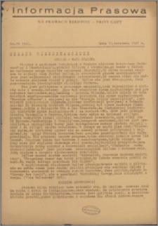 Informacja Prasowa 1947.04.10, nr 15 (56)