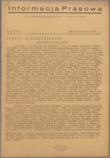 Informacja Prasowa 1947.04.24, nr 17 (58)