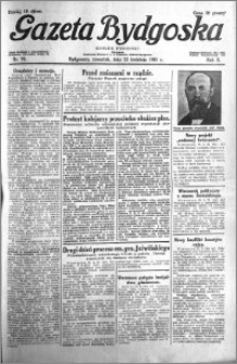 Gazeta Bydgoska 1931.04.23 R.10 nr 93