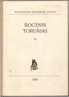 Rocznik Toruński 15 (1980)