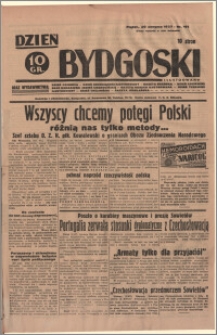 Dzień Bydgoski, 1937.08.20, R.9, nr 191