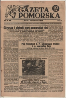 Gazeta Pomorska, 1938.06.22, R.1, nr 4