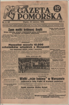 Gazeta Pomorska, 1938.06.24, R.1, nr 6