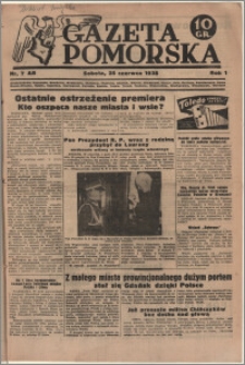 Gazeta Pomorska, 1938.06.25, R.1, nr 7