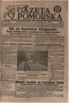 Gazeta Pomorska, 1938.10.01-02, R.1, nr 89