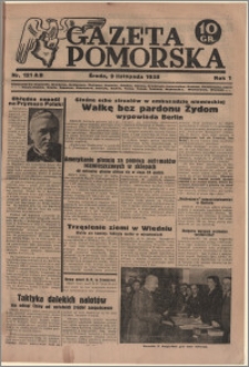 Gazeta Pomorska, 1938.11.09, R.1, nr 121