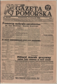 Gazeta Pomorska, 1938.11.14, R.1, nr 124