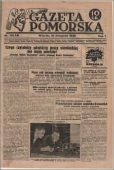 Gazeta Pomorska, 1938.11.22, R.1, nr 131
