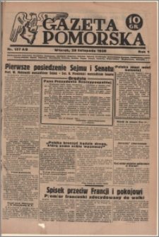 Gazeta Pomorska, 1938.11.29, R.1, nr 137
