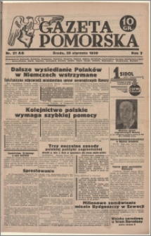 Gazeta Pomorska, 1939.01.25, R.2, nr 21