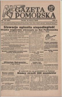 Gazeta Pomorska, 1939.03.15, R.2, nr 62