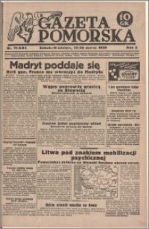 Gazeta Pomorska, 1939.03.25-26, R.2, nr 71