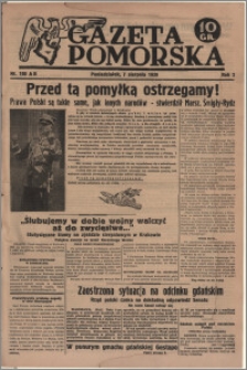 Gazeta Pomorska, 1939.08.07, R.2, nr 180