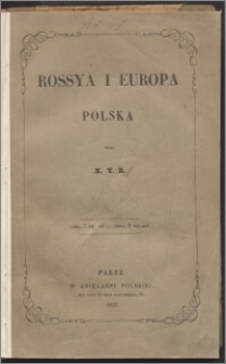 Rossya i Europa : Polska