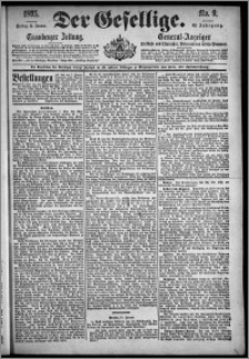 Der Gesellige : Graudenzer Zeitung 1895.01.11, Jg. 69, No. 9