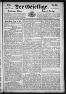 Der Gesellige : Graudenzer Zeitung 1895.01.30, Jg. 69, No. 25