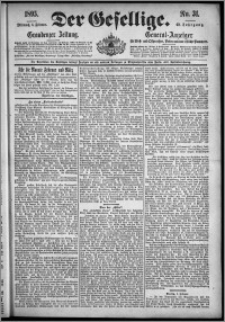 Der Gesellige : Graudenzer Zeitung 1895.02.06, Jg. 69, No. 31