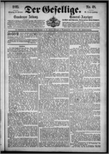 Der Gesellige : Graudenzer Zeitung 1895.02.26, Jg. 69, No. 48