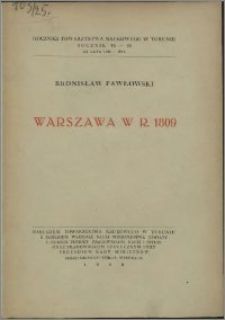Warszawa w r. 1809