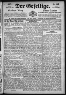 Der Gesellige : Graudenzer Zeitung 1895.05.08, Jg. 69, No. 107