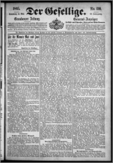 Der Gesellige : Graudenzer Zeitung 1895.05.11, Jg. 69, No. 110