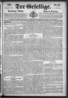 Der Gesellige : Graudenzer Zeitung 1895.05.19, Jg. 69, No. 117