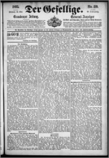 Der Gesellige : Graudenzer Zeitung 1895.05.22, Jg. 69, No. 119