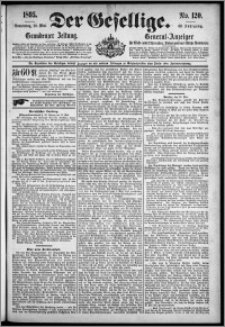 Der Gesellige : Graudenzer Zeitung 1895.05.23, Jg. 69, No. 120