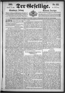 Der Gesellige : Graudenzer Zeitung 1895.05.26, Jg. 69, No. 122