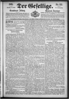 Der Gesellige : Graudenzer Zeitung 1895.05.28, Jg. 69, No. 123