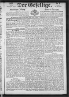 Der Gesellige : Graudenzer Zeitung 1896.01.08, Jg. 70, No. 6