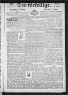 Der Gesellige : Graudenzer Zeitung 1896.01.11, Jg. 70, No. 9
