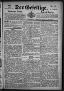 Der Gesellige : Graudenzer Zeitung 1895.06.08, Jg. 69, No. 132