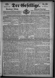 Der Gesellige : Graudenzer Zeitung 1895.06.09, Jg. 69, No. 133